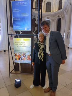 Ruth-Gaby Vermot und Martin Tontsch in der Egidienkirche