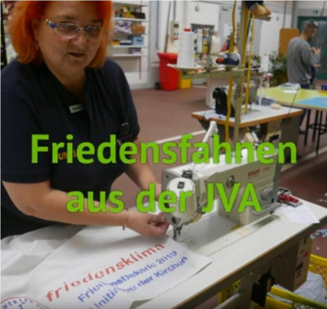 Friedensfahnen Friedensdekade 2019