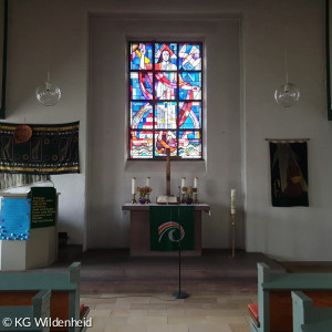 Altarraum Friedenskirche Wildenheid